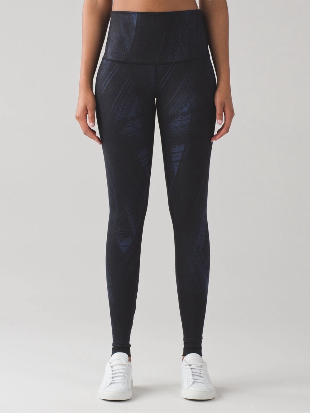 Lululemon Wunder Under High-Waist Navy Patterned leggings size 6